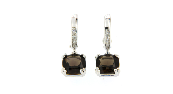 Smoky Topaz Earrings