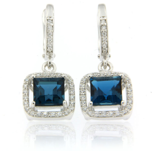 London Blue Topaz Earrings