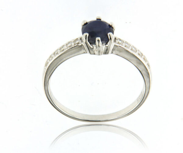 Blue Sapphire 6mm Ring