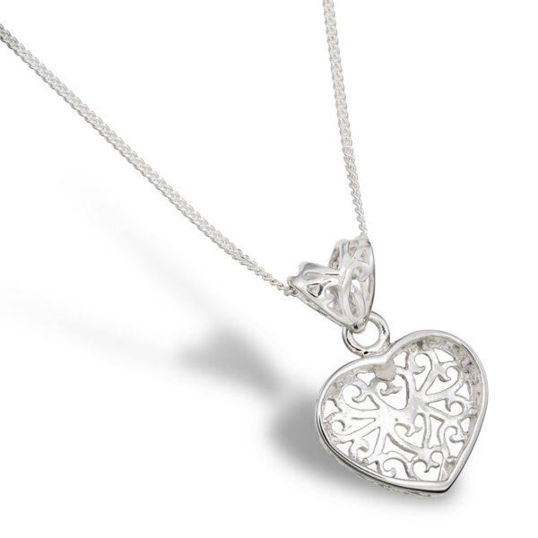 Filigree Heart Setting Medium