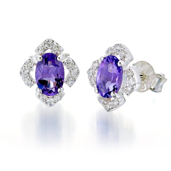 Amethyst Studs