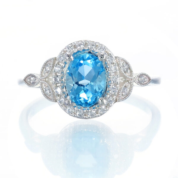 Blue Topaz Ring