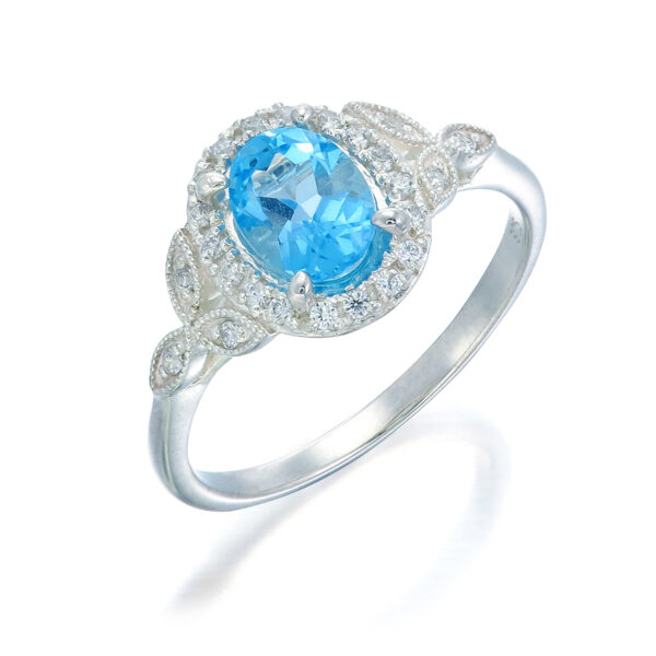 Blue Topaz Ring