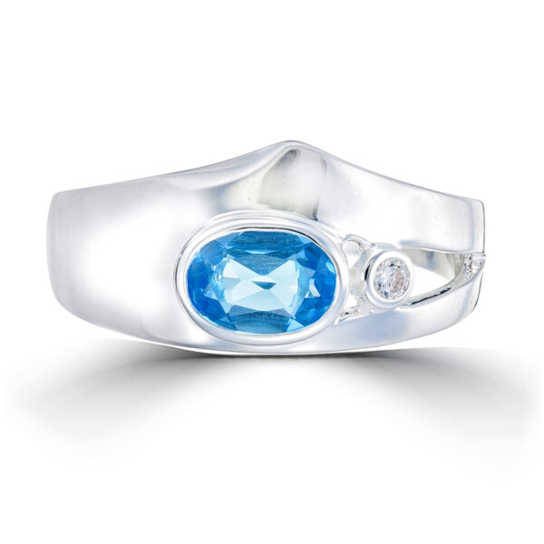 Swiss Blue Ring