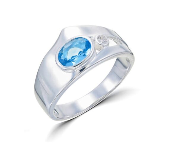 Swiss Blue Ring