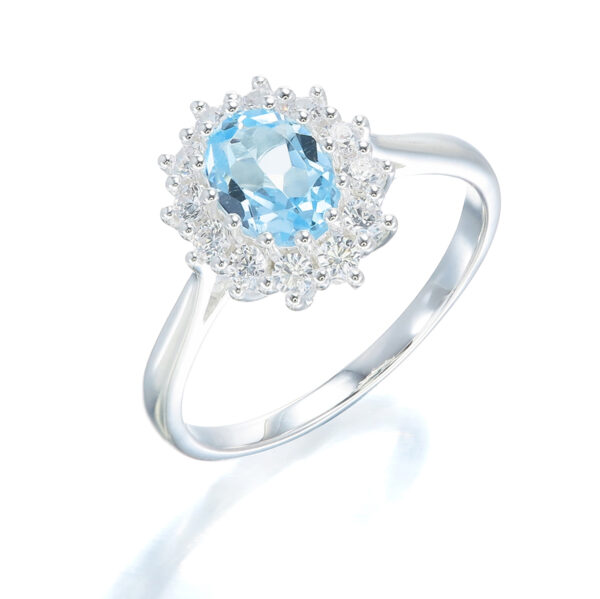 Blue Topaz Ring