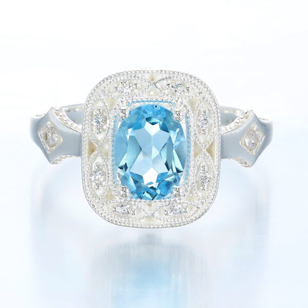 Blue Topaz Ring