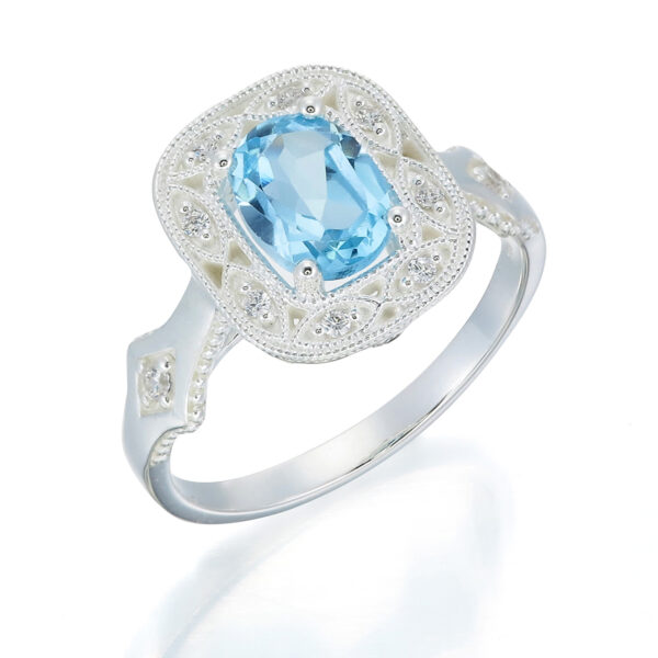 Blue Topaz Ring