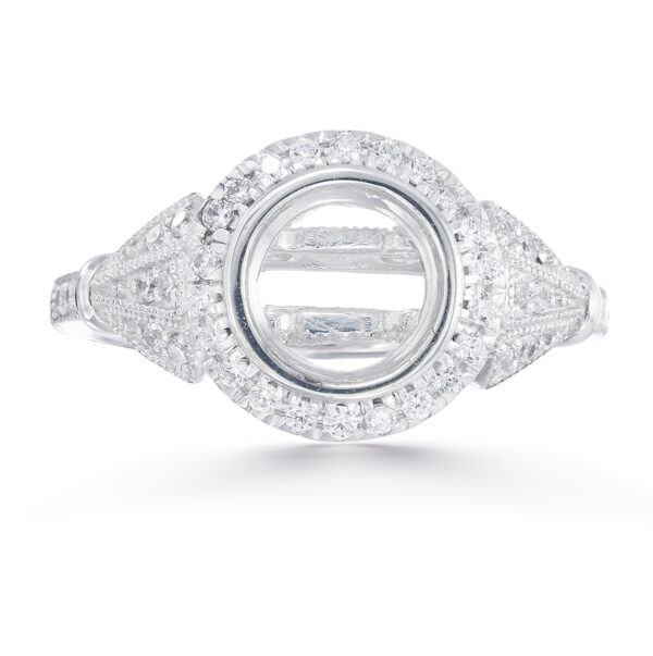 Round Ring CZ Setting