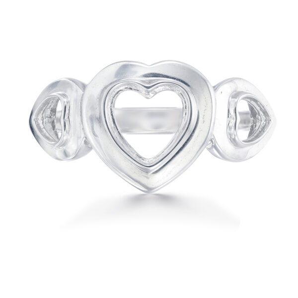 Triple Heart Ring Setting