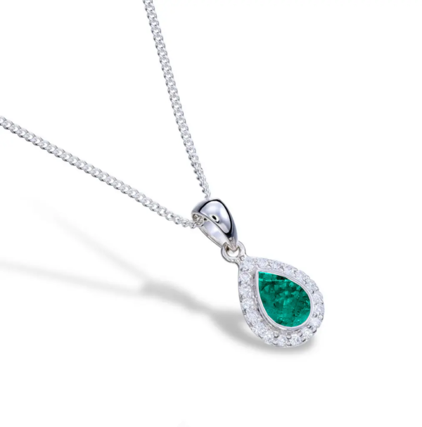 CZ Pendant Pear Setting