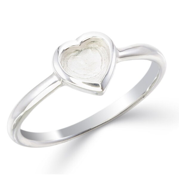 Heart Ring 5x5 mm Setting