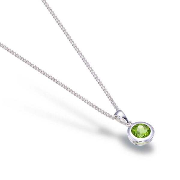 Peridot Round Pendant